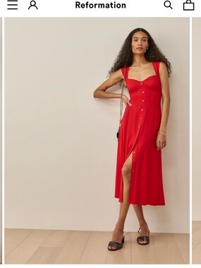 reformation jillian silk dress poshmark Reformation | Dresses | Reformation Jillian Silk Dress In Pear
